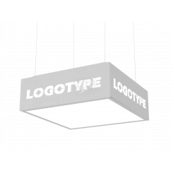 Декоративный абажур КУБ для светильников 597х597мм с логотипом РАЗДАЧИ Декоративный абажур КУБ для светильников 597х597мм с логотипом РАЗДАЧИ