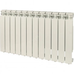 Радиатор алюминиевый секционный 500/80/12 боковое подключение