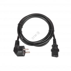 Кабель питания TLKSchuko CEE 7/7 - C13 3x0.75мм2 1.8 м 250В 6A черный
