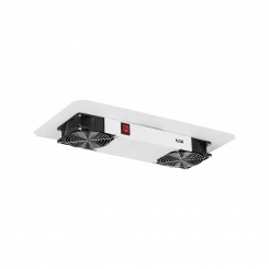 Блок вент TLK для настенных шкафов серии TWC TWA 2 вентилятора без шнура серый