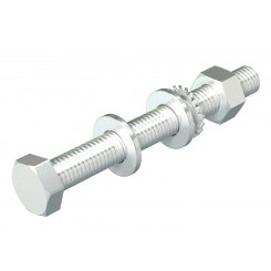 Комплект Болт+Шайба+Гайка M10x80 Комплект Болт+Шайба+Гайка M10x80