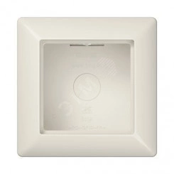 Коробка для накладного монтажа 1-я с негорючим основанием, в комплекте с рамкой  для установки устройств и накладок серии A  для горизонтальной/вертикальной установки  Серия- AS500  Материал- дуропласт  Цвет- слоновая кость