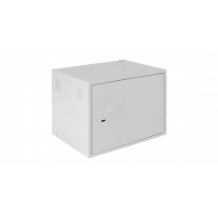 Настенный антивандальный шкаф 9U Ш600хВ470хГ450мм серый