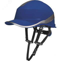 Защитная каска BASEBALL DIAMOND V UP из ABS синяя с храповым механизмом Delta Plus