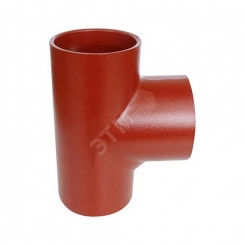 Тройник чугун SML Ду 125х125х90гр безраструбный Тройник чугун SML Ду 125х125х90гр безраструбный