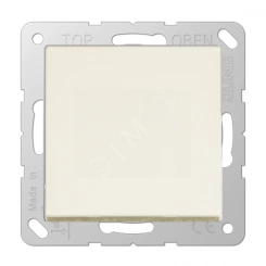 Выключатель одноклавишный, перекрестный 10АХ, 250В АС, слоновая кость Выключатель одноклавишный, перекрестный 10АХ, 250В АС, слоновая кость