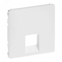 Valena LIFE Лицевая панель для одиночных телефонных/информационных розеток Белая Valena LIFE Лицевая панель для одиночных телефонных/информационных розеток Белая