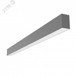 Светильник светодиодный ДПО/ДСО-37Вт 4000К X-Line EM 1h металлик