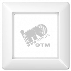 Рамка 1-я для горизонтальной/вертикальной установки Серия- AS550 Материал- термопласт Цвет- белый Рамка 1-я для горизонтальной/вертикальной установки Серия- AS550 Материал- термопласт Цвет- белый