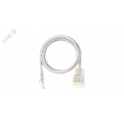 Патч-корд U/UTP 4 пары Cat 5e 110-RJ45/8P8C T568B 7х0192мм LSZH серый 2м