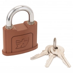 Замок навесной с цилиндровым механизмом секрета, АВАНГАРД ВС1К-50 коричневый Замок навесной с цилиндровым механизмом секрета, АВАНГАРД ВС1К-50 коричневый