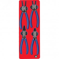 Набор съемников стопорных колец ложемент 4 предмета