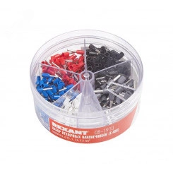 Набор втулочных наконечников НШВИ (0.5 кв мм, 0.75 кв мм, 1 кв мм, 1.5 кв мм, 2.5 кв мм) в боксе (E- Набор втулочных наконечников НШВИ (0.5 кв мм, 0.75 кв мм, 1 кв мм, 1.5 кв мм, 2.5 кв мм) в боксе (E-