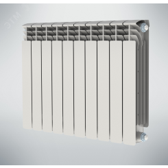 Радиатор биметаллический секционный 500/100/9 боковое подключение