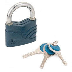 Замок навесной с дисковым механизмом секрета, АВАНГАРД ВС2Л-60 античное серебро Замок навесной с дисковым механизмом секрета, АВАНГАРД ВС2Л-60 античное серебро