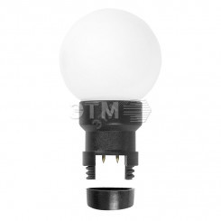 Лампа шар профессиональный 6 LED для белт-лайта цвет: Белый ?45мм матовая колба