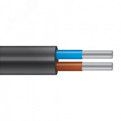 Кабель силовой АВВГ 2х4ок-1 ТРТС