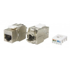 Вставка KJ8-8P8C-C5e-180-TLS-SH-F-WH Keystone Jack RJ-45(8P8C)кат. 5eэкранир Вставка KJ8-8P8C-C5e-180-TLS-SH-F-WH Keystone Jack RJ-45(8P8C)кат. 5eэкранир