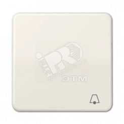 Клавиша ударопрочная с символом звонок для кнопок слоновая кость Клавиша ударопрочная с символом звонок для кнопок слоновая кость