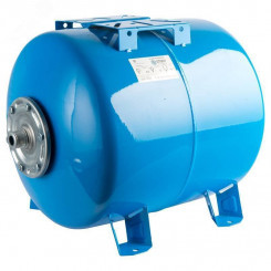 Гидроаккумулятор 100 л. горизонтальный (цвет синий)
