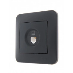 KARINA Розетка компьютерная чёрный бархат (10шт/120шт) KARINA Розетка компьютерная чёрный бархат (10шт/120шт)