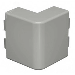 Крышка внешнего угла кабельного канала WDK 40x110 мм (ПВХ, серый) Крышка внешнего угла кабельного канала WDK 40x110 мм (ПВХ, серый)