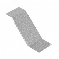 Крышка к повороту вертикальному регулируемому 400х50, толщ. 1,0 мм, Сендзимир цинк Крышка к повороту вертикальному регулируемому 400х50, толщ. 1,0 мм, Сендзимир цинк