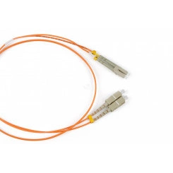 Патч-корд волоконно-оптический (шнур) MM 62.5/125 LC-SC duple* LSZH 2 м