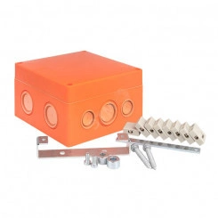 Коробка распаячная огнестойкая (126х126х74) 8 кк/0,5-4мм?/12 мв IP66 EKF PROxima Коробка распаячная огнестойкая (126х126х74) 8 кк/0,5-4мм?/12 мв IP66 EKF PROxima