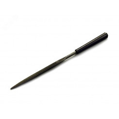 Надфиль овальный 120 мм №2 с ручкой