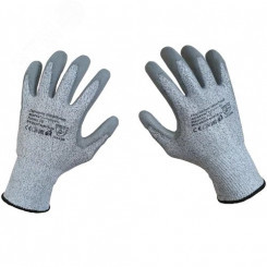 Перчатки для защиты от механических воздействий и порезов SCAFFA DY110DG-PU, размер 9