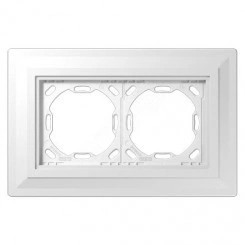 Монтажный адаптер для 2-ой рамки (без выступа на готовой стене) для установки устройств и накладок серии LS990 в установочную коробку (для горизонтальной/вертикальной установки в штукатурку или гипсокартон толщиной от 12,5 мм) Серия- LS ZERO Монтажный адаптер для 2-ой рамки (без выступа на готовой стене) для установки устройств и накладок серии LS990 в установочную коробку (для горизонтальной/вертикальной установки в штукатурку или гипсокартон толщиной от 12,5 мм) Серия- LS ZERO