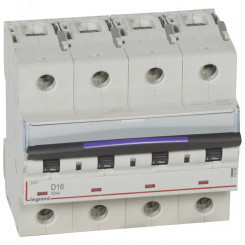 Выключатель автоматический DX3 50кА 16А 4П D