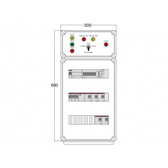 Щит управления электрообогревом DEVIbox HS 5x1700 D850 (в комплекте с терморегулятором)
