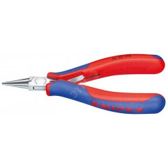 Круглогубцы захватные для электроники L-115 мм 2-компонентные рукоятки KN-3532115