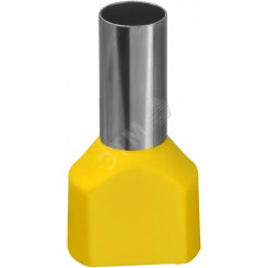 Наконечник-гильза НШВИ-2, 6 - 14 желтый (50шт/уп.) Navigator Наконечник-гильза НШВИ-2, 6 - 14 желтый (50шт/уп.) Navigator