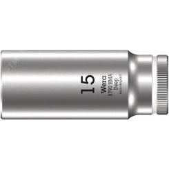 Головка торцевая шестигранная 8790 HMA Deep DR 1/4 глубокая 15 x 50 мм Головка торцевая шестигранная 8790 HMA Deep DR 1/4 глубокая 15 x 50 мм
