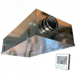 Установка вентиляционная приточная Node4-160(50m)/VEC(D190), E2(PTC) 250 м3/ч, 710 Па