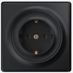 Механизм розетки 1-м СП Florence 16А IP20 с заземл. на винтах черн. OneKeyElectro 1E10201303 Механизм розетки 1-м СП Florence 16А IP20 с заземл. на винтах черн. OneKeyElectro 1E10201303