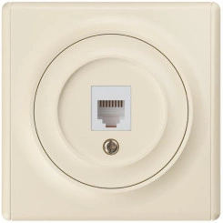 Механизм розетки компьютерной 1-м СП Florence RJ45 кат.5E беж. OneKeyElectro 1E20701301