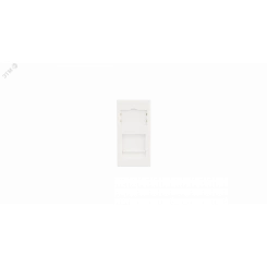 Вставка формата Mosaic 22,5x45 мм, 1 порт Вставка формата Mosaic 22,5x45 мм, 1 порт