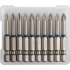 Биты ''ЭКСПЕРТ'' торсионные кованые, обточенные, хромомолибденовая сталь, тип хвостовика E 1/4'', PZ1, 50мм, 10шт Биты ''ЭКСПЕРТ'' торсионные кованые, обточенные, хромомолибденовая сталь, тип хвостовика E 1/4'', PZ1, 50мм, 10шт