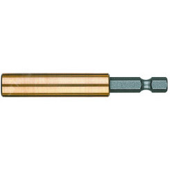 Битодержатель 890/4/1 с медно-бериллиевой втулкой стопорным кольцом и магнитом хвостовик 1/4 E 6.3 для бит 1/4 С 6.3 75 мм