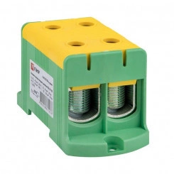Клемма силовая вводная двойная КСВ 35-150кв.мм желт./зел. PROxima EKF kvs2-35-150-y-green Клемма силовая вводная двойная КСВ 35-150кв.мм желт./зел. PROxima EKF kvs2-35-150-y-green