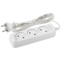 Удлинитель 3х5м без заземл. 6А IP20 UX-3-5m 1.3кВт ШВВП 2х0.75 Эра Б0035749 Удлинитель 3х5м без заземл. 6А IP20 UX-3-5m 1.3кВт ШВВП 2х0.75 Эра Б0035749