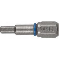 Биты ''ЭКСПЕРТ'' торсионные кованые, обточенные, хромомолибденовая сталь, тип хвостовика C 1/4'', HEX4, 25мм, 2шт