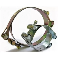 Хомут ленточный двухболтовый 210-220 W1 оцинкованная сталь 2.2 210-220/20 ГОСТ 28191-89