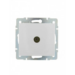 Розетка RAIN ТВ оконечная белая механизм Розетка RAIN ТВ оконечная белая механизм