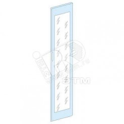 Дверь прозрачная навесного шкафа 24 модуля Дверь прозрачная навесного шкафа 24 модуля