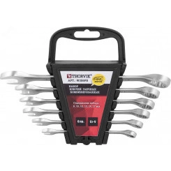 Набор ключей гаечных комбинированных серии ARC на держателе, 8-17 мм, 6 предметов Набор ключей гаечных комбинированных серии ARC на держателе, 8-17 мм, 6 предметов